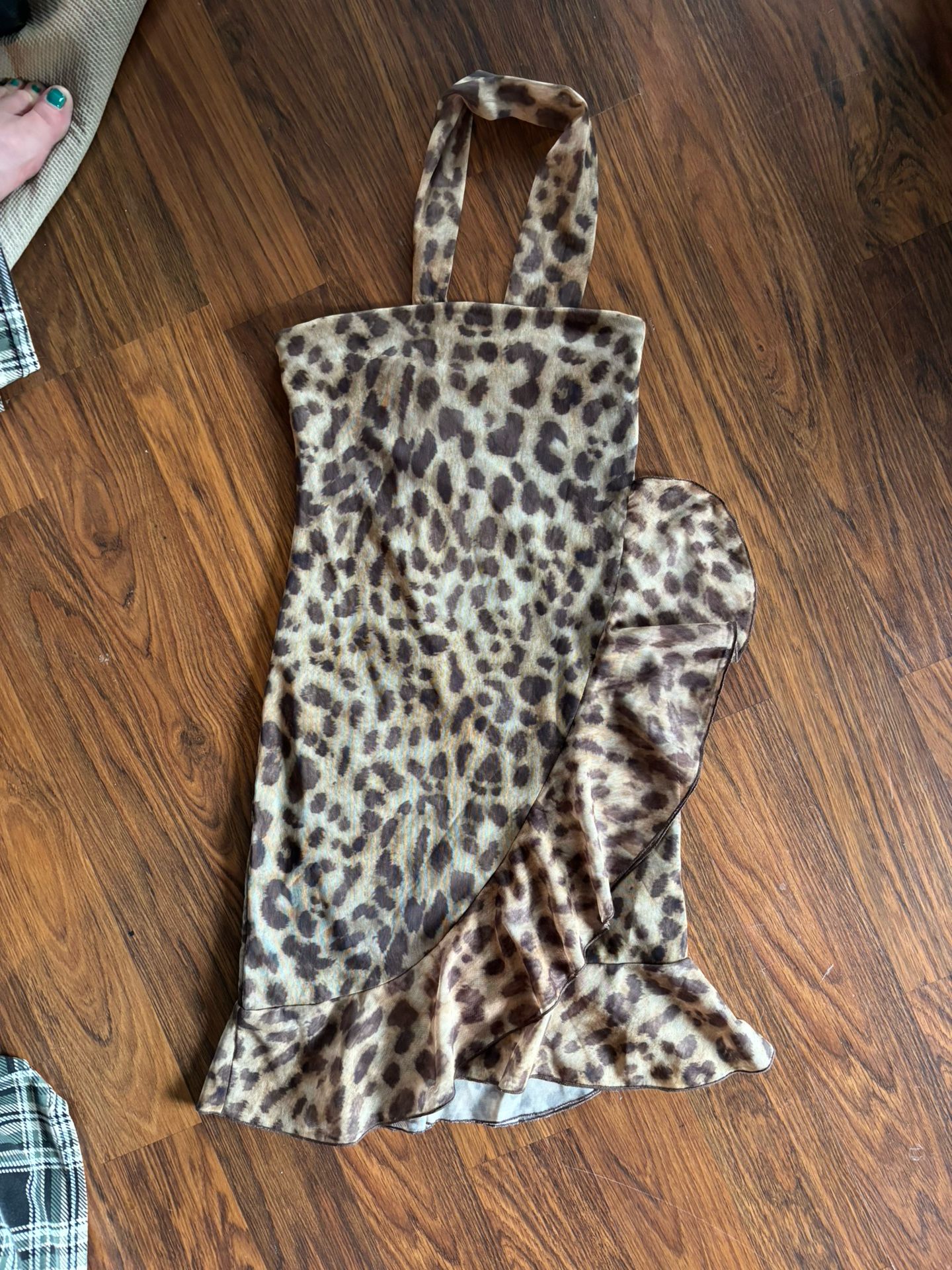 ZARA Woman’s Small Cheetah Strapless Party Dress*NEW*