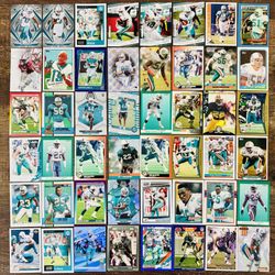 Miami Dolphins Football Card Lot 🐬 Waddle, Tua, Marino, Zach Thomas, Achane