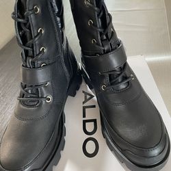 Aldo Woman Combat Boots - Faux Fux - Ask For Your Size