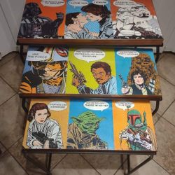 Metal Pop Art Star Wars Nesting Tables 