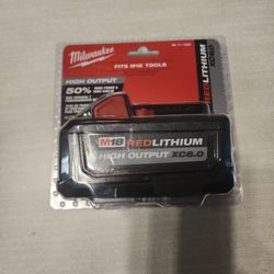 Milwaukee M18 18-Volt Lithium-Ion High Output Battery 6.0 Ah Brand New 