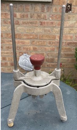 Vintage Heavy Duty Commercial Industrial Grade Potato Vegetable Chopper As Is