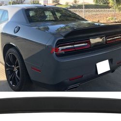 15-23 Dodge Challenger Duckbill Trunk Spoiler Unpainted