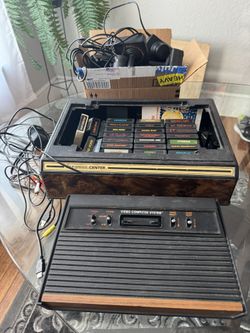 Vintage WORKING Atari 2600 & 30 Games With HDMI ADAPTER