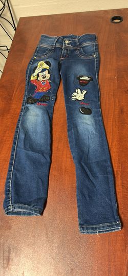 Mickey Mouse Disney size 4 kids jeans like new 