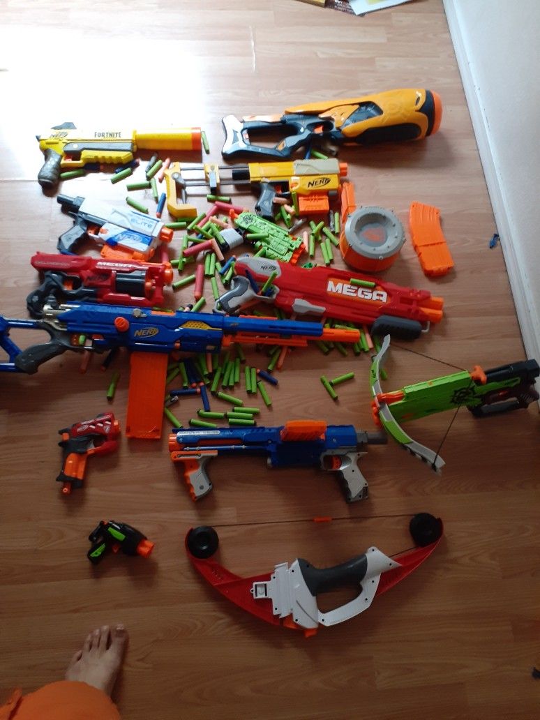 Nerf Guns With Bullets