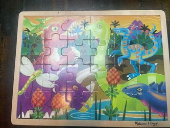 Melissa & Doug Dinosaur Wooden Jigsaw Puzzle