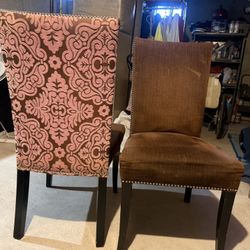 3 Coco Brown Chairs 