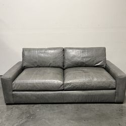 Restoration Hardware, Maxwell Leather Sofa