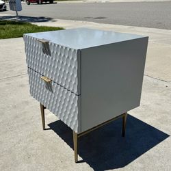 West Elm side table / nightstand