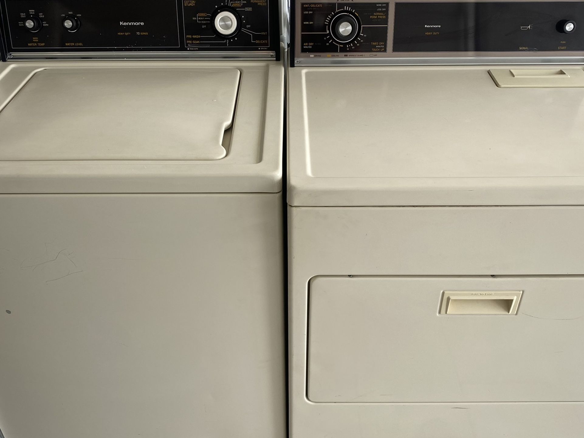 $350 Kenmore vintage style Washer Ann Dryer set Refurbished with new parts Includes The Delivery in the Sanfernando Valley
