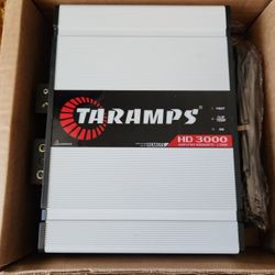 Taramps HD3000 1 OHM 3000W RMS at 1 Ohm Full Range Amplifier With Remote