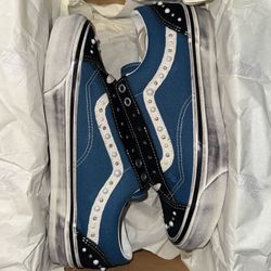 Van’s Old Skool Pearlized Pack Black Navy Size 9.5M