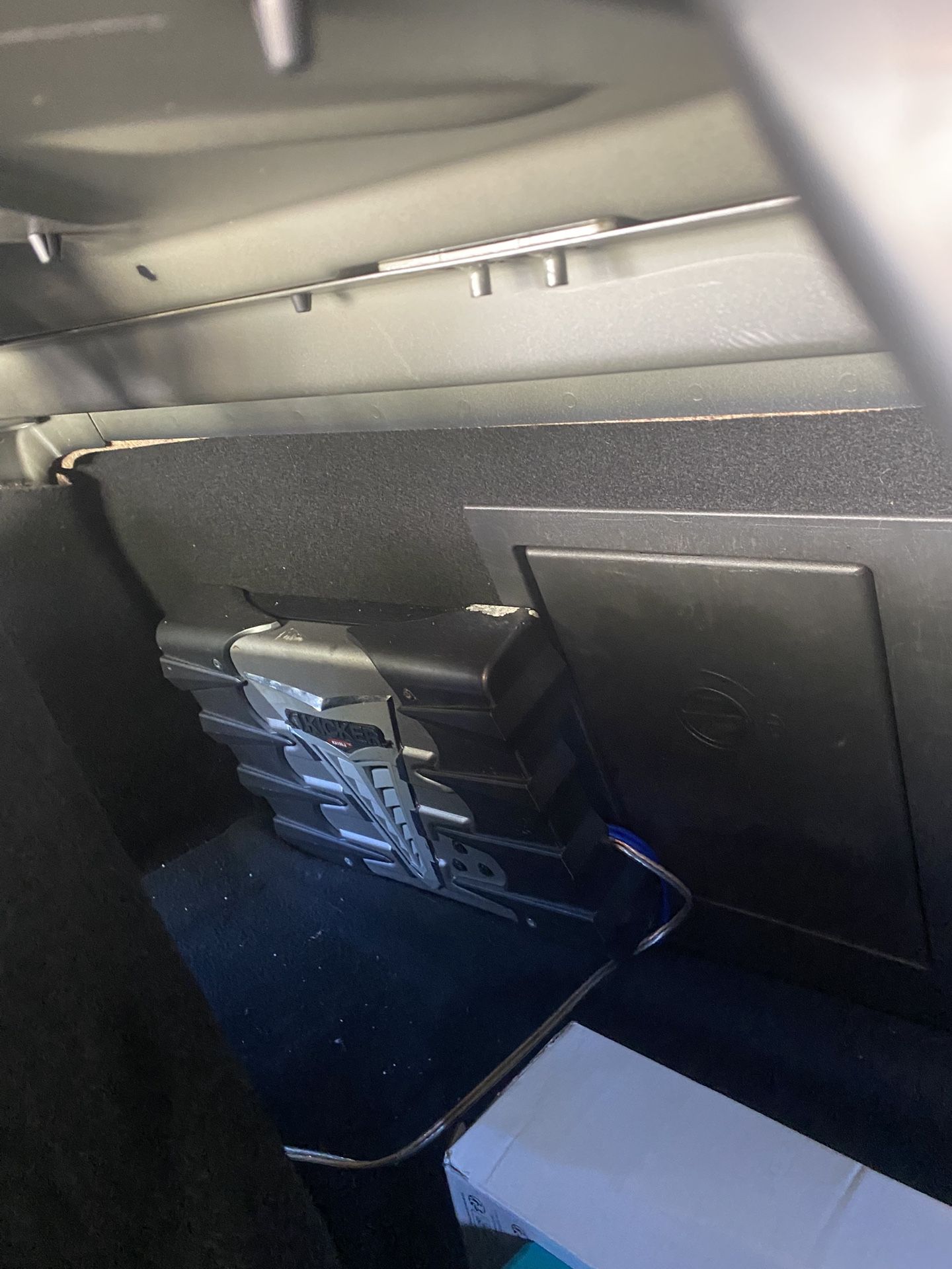 Kicker Bass Speaker And Kicker Amp