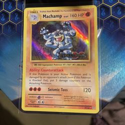 Pokemon Machamp Prerelease Staff Evolutions 