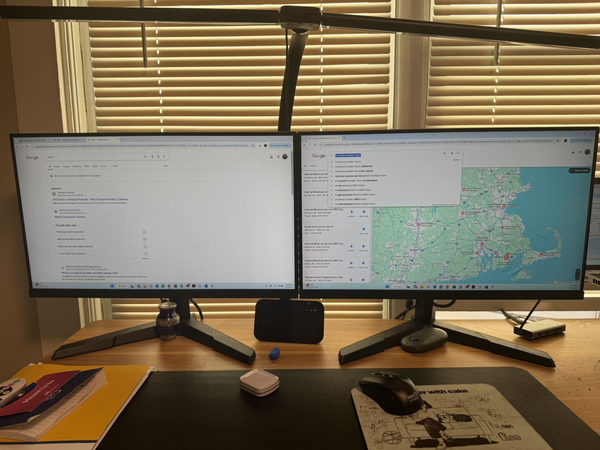 2 24” Monitors