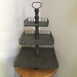 Cupcake Stand 3 Tier Or Bathroom  Supplies And Towel Holder 