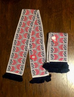 World Cup US Soccer Scarves / USA Scarf - Brand New 🇺🇸⚽️