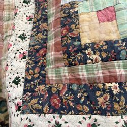 Twin Bed Size Quilt Handmade