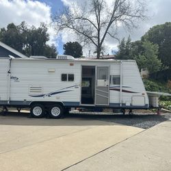 22 Ft Bunk house Trailer With Slide Out