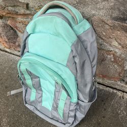 Backpack, Shoe Rack & Plastic Drawer