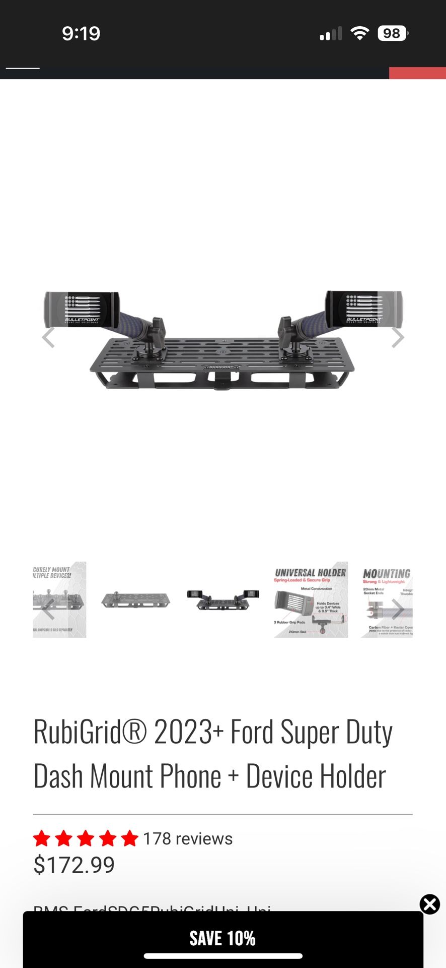 Bulletpoint Dual Mounting System