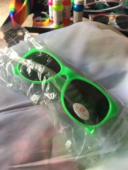 Green sunglasses