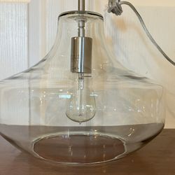 High-end Kichler Glass & Nickel Modern Pendant Light