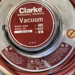 Clarke Canister Vacuum 