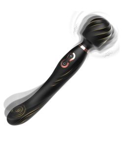 Black and Gold Wand Massager