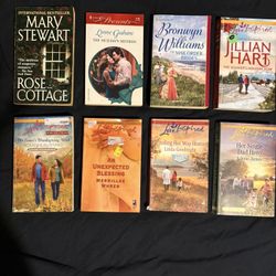 Eight Paperback Books 