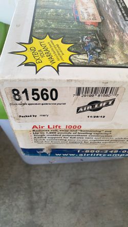 Air Lift 1000 Air Spring Kit #81560
