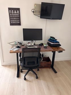 Desk and chair