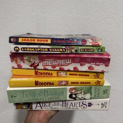 Bundle of 7 Used Manga Books – Shojo Classics & Fan Favorites!