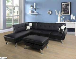 Sectional and Ottoman