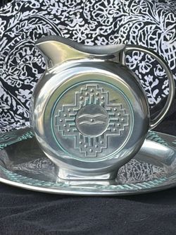 Vase & platter