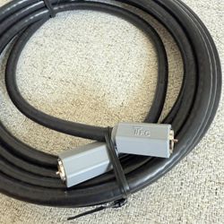Amphenol CTFC-T10  6 Series coaxial cable. Common type for cable TV and internet applications. It features an 18 AWG copper-coated steel center