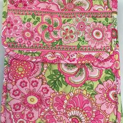 Vera Bradley Retired Petal Pink Out To Lunch Bag Excellent