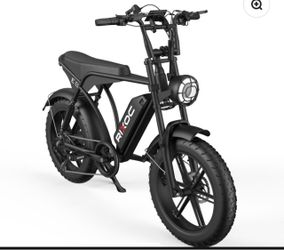 Rixoc e8 20 inch fat tire electric bicycle 750w motor 28MPh Ebike