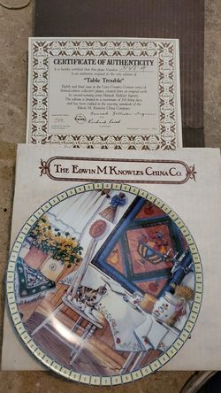 Knowles collection plates