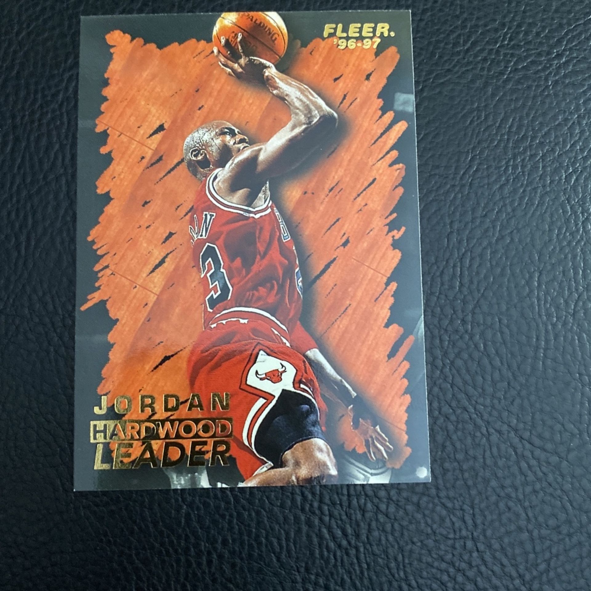 Michael Jordan Fleer Hardwood Leader