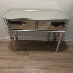 Mirrored Desk/console Table/ Writing Desk