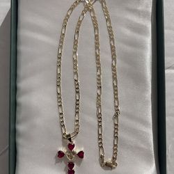 Virgin Mary Cross Necklace