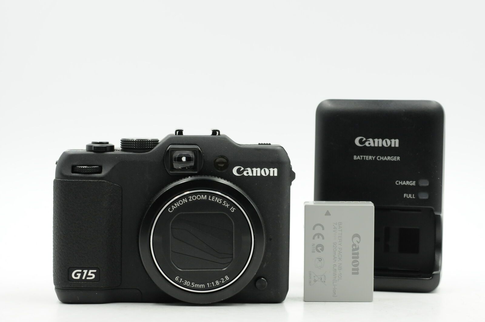 Canon G15, With Canon Battery & Charger