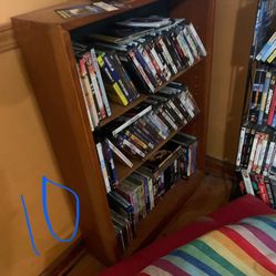 Various Shelves And DVD Stands 