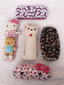 Hello Kitty/Rilakumma Pencil Cases (Read Description for Individual Prices)