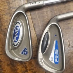 PING 5, 7 IRONS (RH) $35 each