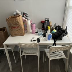 IKEA dining Table + Chairs 