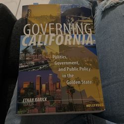 Governing California By Ethan Rarick 