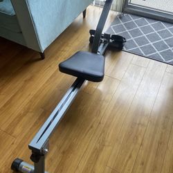 Sunny Health & Fitness Compact Adjustable Rowing Machine